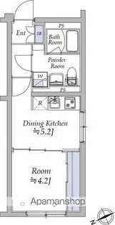 東京都中野区松が丘1丁目【マンション】の間取り