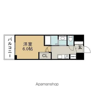 エステムコート名古屋黒川シャルマン【10階】の間取り
