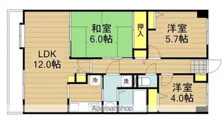 マ・メゾン寿【5階】の間取り