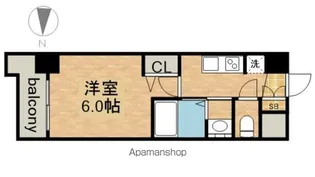 エステムコート名古屋新栄IIアリーナ【4階】の間取り