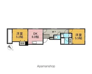 パレドール・タケダ【2階】の間取り