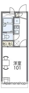 レオパレスグレイスⅠ【2階】の間取り