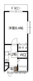 アクシス翠町【101号室】の間取り