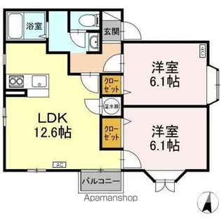 プレリュード B【2階】の間取り