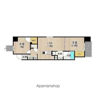 CITY SPIRE日本橋高津【5階】の間取り