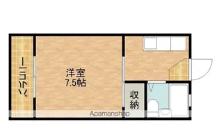 コーポ岡田【202号室】の間取り