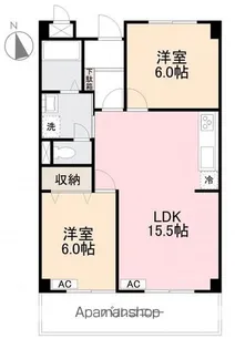 伏石マンション【2階】の間取り