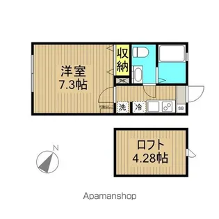 J.Cコート江戸川【2階】の間取り