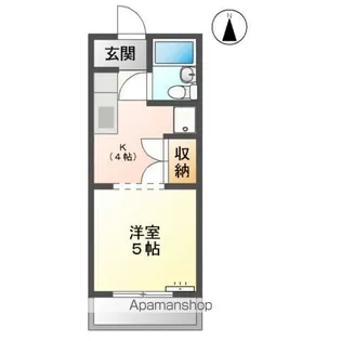 エルタウン中畑(L TOWN中畑)【203号室】の間取り