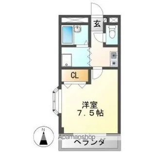 ドエルYS【2階】の間取り