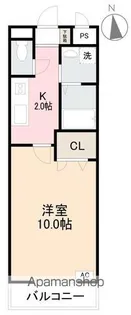 マリベールK【4階】の間取り