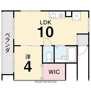 ルチア三番町【4階】の間取り