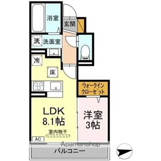 PALACIO A【1階】の間取り