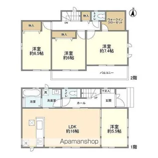 千葉県松戸市幸田4丁目【一戸建】の間取り