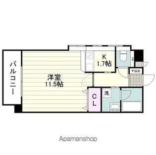 レジデンス平田 Ⅲ【105号室】の間取り