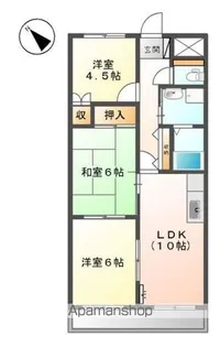 MAISON COMFORCE【2階】の間取り