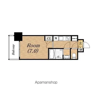 S-RESIDENCE都島【8階】の間取り