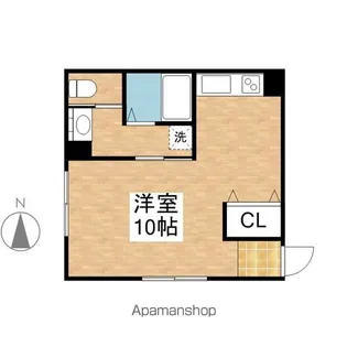 BANハウス【102号室】の間取り