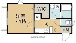 カトルグレーシ【1階】の間取り