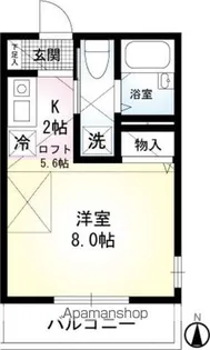 ヴェラハイツ井土ヶ谷B【2階】の間取り