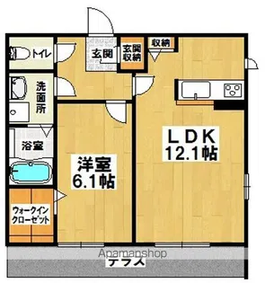 シャーメゾン鳳【1階】の間取り