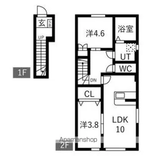 東根BASE358【202号室】の間取り