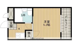エクセレントサカキ【4G号室】の間取り