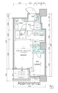 パークタワー勝どき サウス棟【5階】の間取り