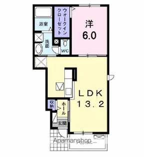 プレジール Ⅰ【1階】の間取り
