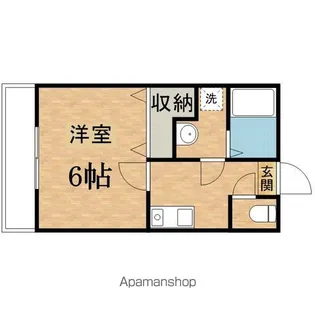 グランシェーヌ大塚【101号室】の間取り