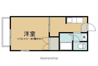 名須川ヒルズB【105号室】の間取り