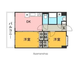 ラ・フェリーチェ和白【507号室】の間取り