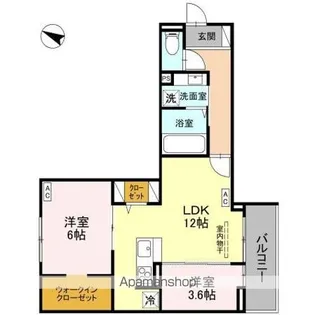 (仮称)八潮南部西62街区PJ B【2階】の間取り