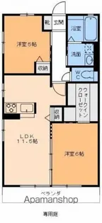プエルタ A棟【101号室】の間取り