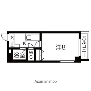 KOUYOU春岡【1B号室】の間取り