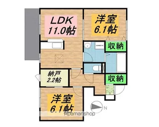 グリーンヴィラ ガーデン【1階】の間取り