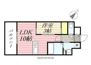 ソレイユルヴァン博多駅南【3階】の間取り