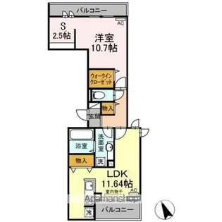 ルポゼ【2階】の間取り