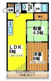 かぶら浜田山【2階】の間取り