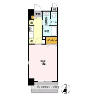 BIZ STAY 千葉・蘇我【4階】の間取り