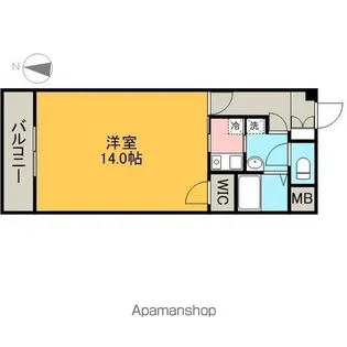 CONDE葵一丁目【206号室】の間取り