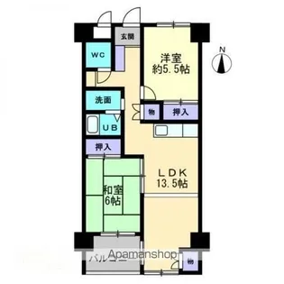 シティラック高松A【7階】の間取り