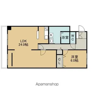 アイポート末広【405号室】の間取り