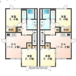 グランメゾン2【203号室】の間取り