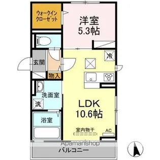 カトレアⅤ【1階】の間取り