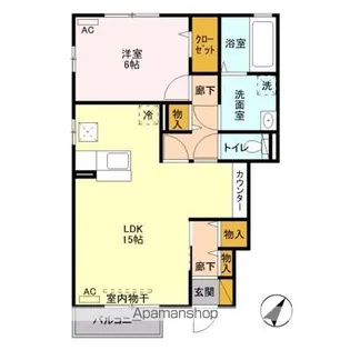 スタリオン B【1階】の間取り