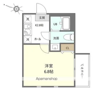 Hakuga【2階】の間取り