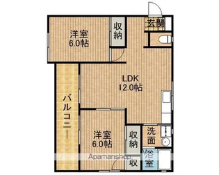 コーポマスダ【2階】の間取り