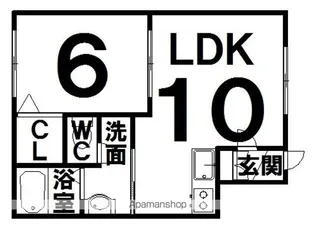 プードリエ サクラ【1階】の間取り