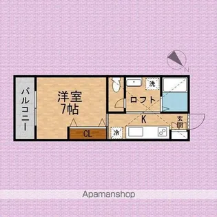みずほ台コート【2階】の間取り